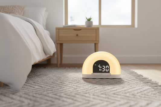 Wake Up Light Sunrise Alarm Clock with Sunrise Sunset - FVNLYXQ