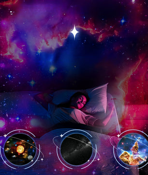 4K HD Starry Sky Projector - Romantic Galaxy Night Light for Bedside - FVNLYXQ