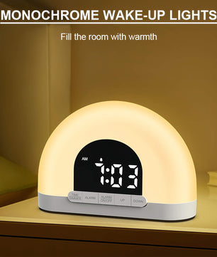 Wake Up Light Sunrise Alarm Clock with Sunrise Sunset