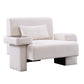 Modern Oversized Armchair, 48'' Wide Mid-Century Chair with Pillow Upholstered, Sturdy Wood Frame & Soft Cushion for Living Room - FVNLYXQ