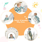 Kids Slide Playset Structure, Freestanding Castle Climber with Slide and Basketball Hoop, Toy Storage Organizer for Toddlers, Kids Climbers Playhouse for Indoor Outdoor Playground Activity 