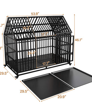 Large Dog cage Strong Metal Dog Kennels and Crates